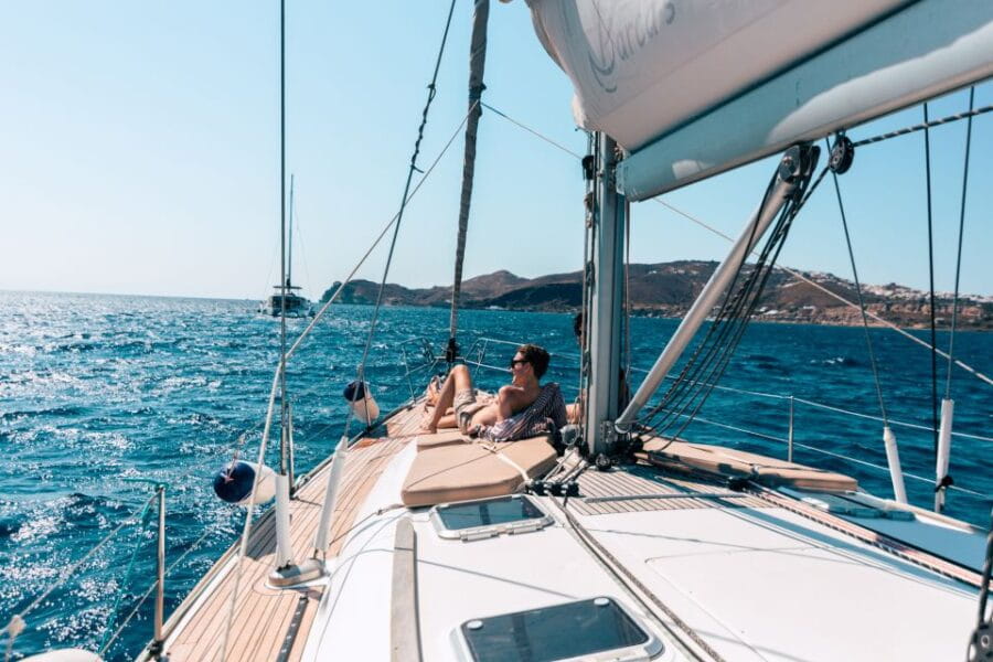 Santorini Caldera: Morning Sailing Cruise with Meal - Exploring the Volcanic Beaches and Caldera