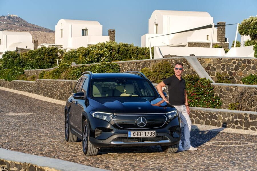 Santorini: Customized Private Guided Tour in a Mercedes EQB - FAQs