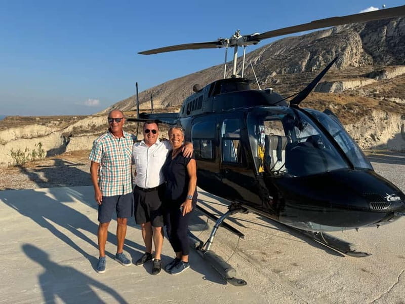Santorini: Private Helicopter Flight with Sunset Option - The Itinerary: Seeing Santorini From All Angles