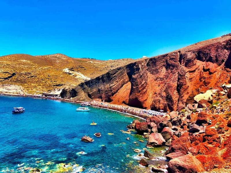 Santorini: Red Beach and Perissa With Lunch and Sunbeds - Who This Tour Is Perfect For