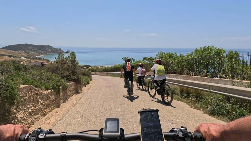 Scala Dei Turchi: E-BIKE TOUR Hidden beaches, sea, relaxation [+SNORKELING] - Exploring the Agrigento Coast by E-BIKE