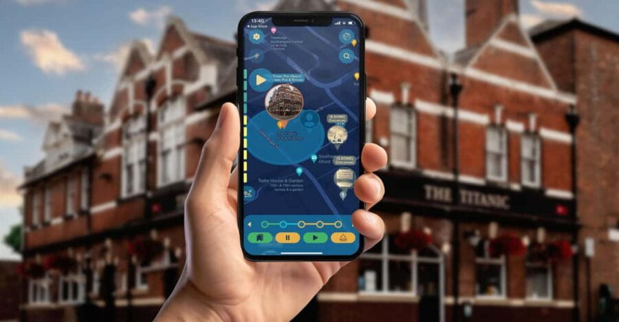 Secrets of the Titanic Walking Tour with Smartphone App - The App and Its Challenges