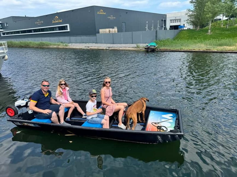 Self-Guided Electric Boat Rental - Exploring Goes and Its Villages
