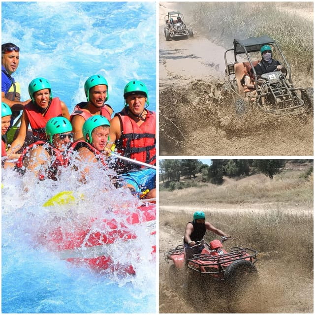 Side&Alanya:Rafting,Jeep,Quad/Buggy Safari/Zipline wLunch - Introduction to the Full-Day Adventure