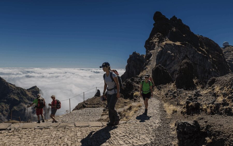 Stairway to Heaven: Pico do Areeiro in Madeira Island - The Challenge and the Reward: The Stairway to Heaven