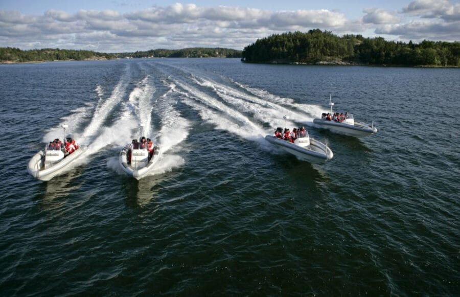 Stockholm Archipelago RIB Speed Boat Tour with Swedish Fika - The Thrill of Speed and Waves