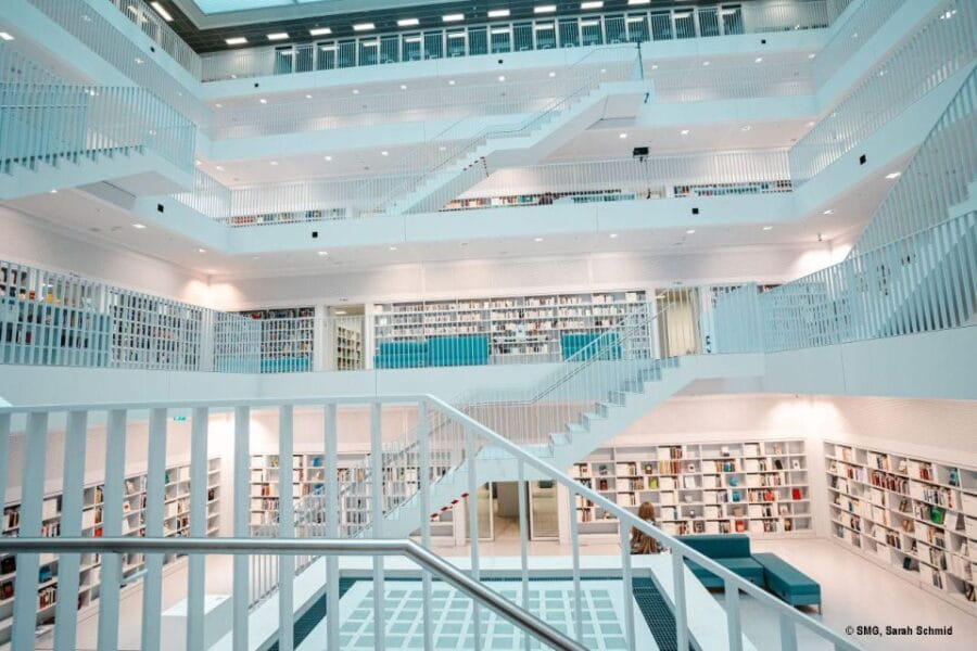 Stuttgart city library - an architectural tour - Walking Through the Architecture