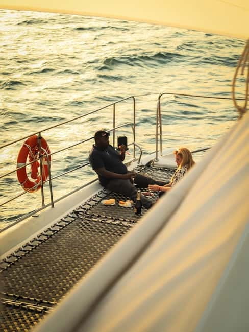 Sunny Beach: Sunset Catamaran Cruise with Dinner & Prosecco - The Scenic Sail and Sunset Experience