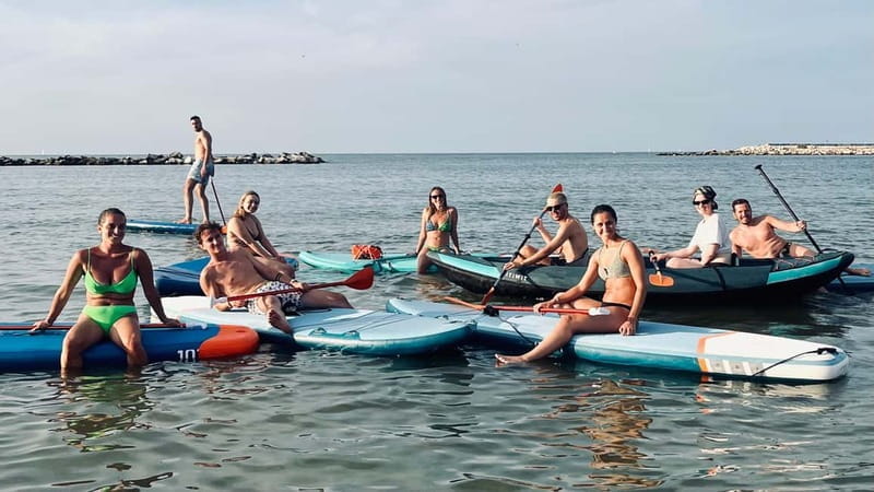 SUP tour on the slopes of the Monte San Bartolo Natural Park in Pesaro - What to expect on the SUP tour