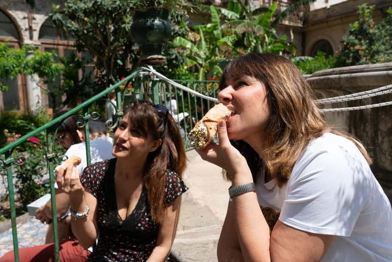 Taormina: Sicilian Full Meal & Drinks Walking Food Tour - The Detailed Breakdown of the Food Tour