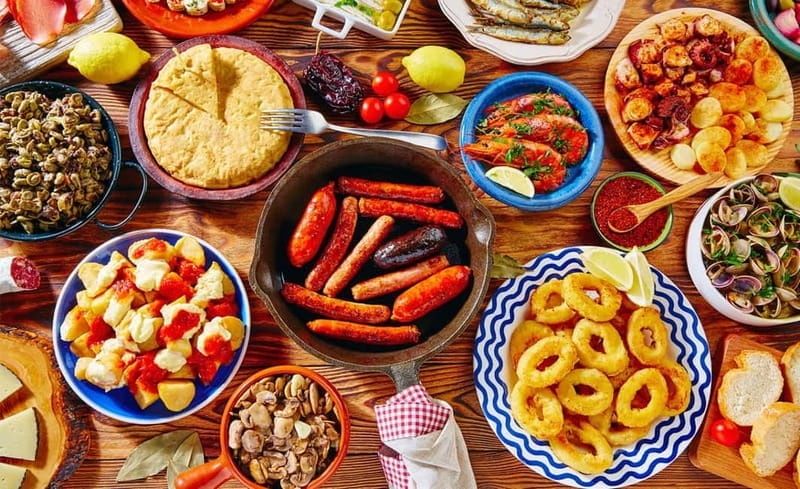 Tapas tasting with drinks at Santiago Old Towm - Visiting a Local, Cozy Bar in Santiago’s Old Town