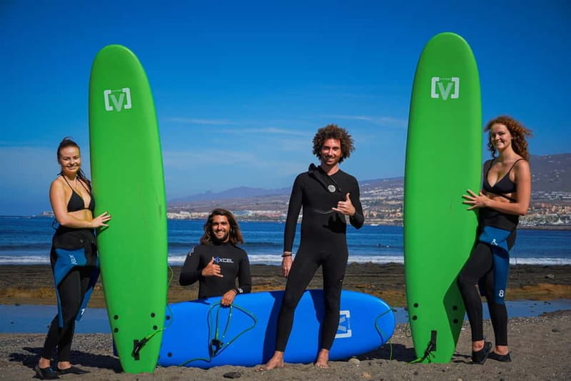Tenerife / Playa de las Americas Surf lessons All levels - The Learning Environment: Small Groups and Personal Attention
