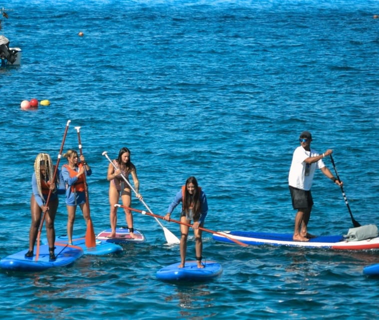 TENERIFE SUR: Paddleboarding tour and SNORKEL - The Route and What You’ll See
