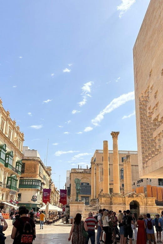 The Grand Tour of Valletta: A walking tour of Valletta. - The itinerary: from Triton Fountain to hidden gems