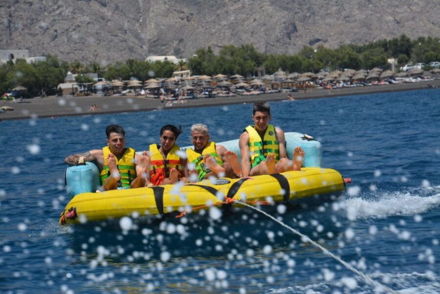 Thrill Waves Tubing at Perivolos Beach, Santorini - The Sum Up