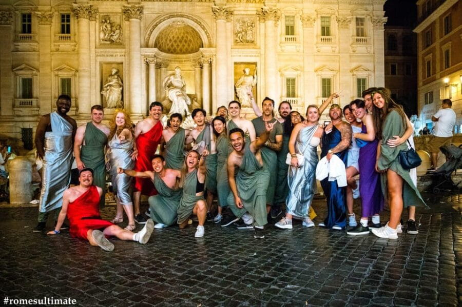 Toga pub crawl with open-bar Party in Rome - The Experience in Detail: What You Can Expect