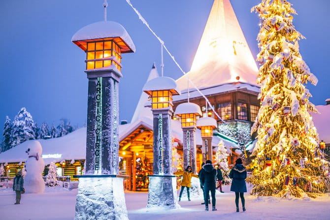 Trip to Arctic Circle, Santa Claus Village and Santas Reindeer - Reindeer Encounters and the Snowmobile Museum