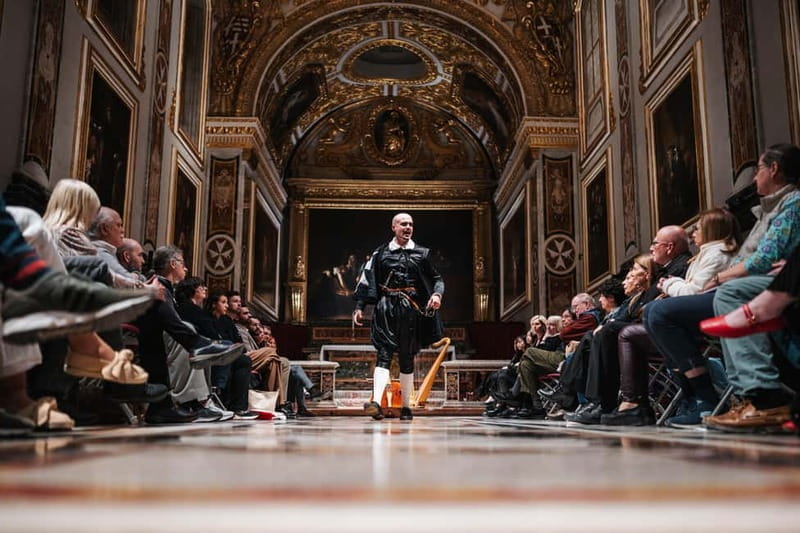 Valletta Resounds: The Caravaggio Experience - The Performance: A Blend of Art, Music, and Theatre