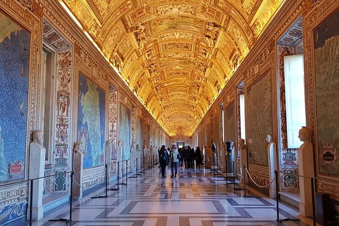 Vatican Museums Private Tour: Sistine Chapel and Necropolis Scavi - The Gallery of Tapestries and the Maps of Italy