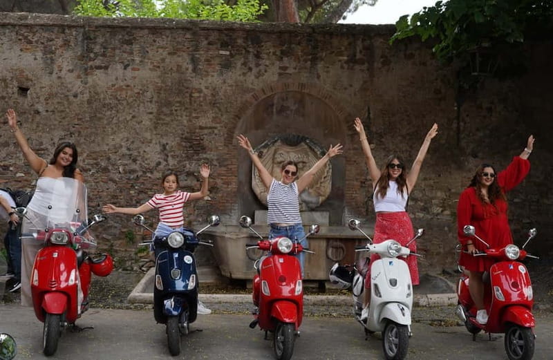Vespa city tour in Rome with two different routes - FAQ