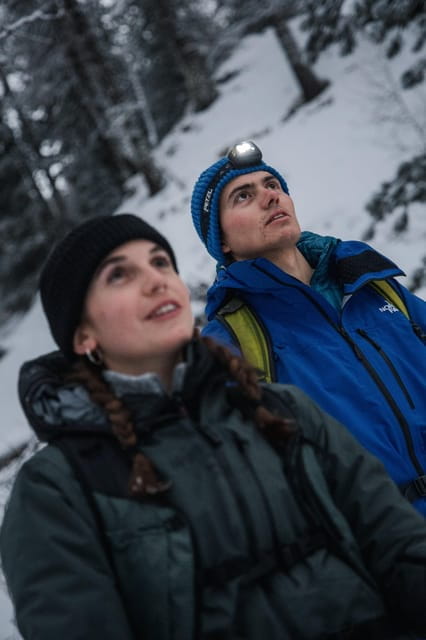 Vialattea: Night Snowshoeing under the Stars - The Journey Through the Snowy Forests