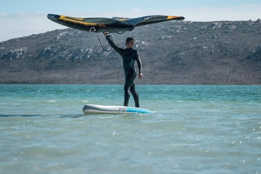 Wingsurf beginner lessons on SUP - The Technical Side: What You’ll Learn and How It Feels