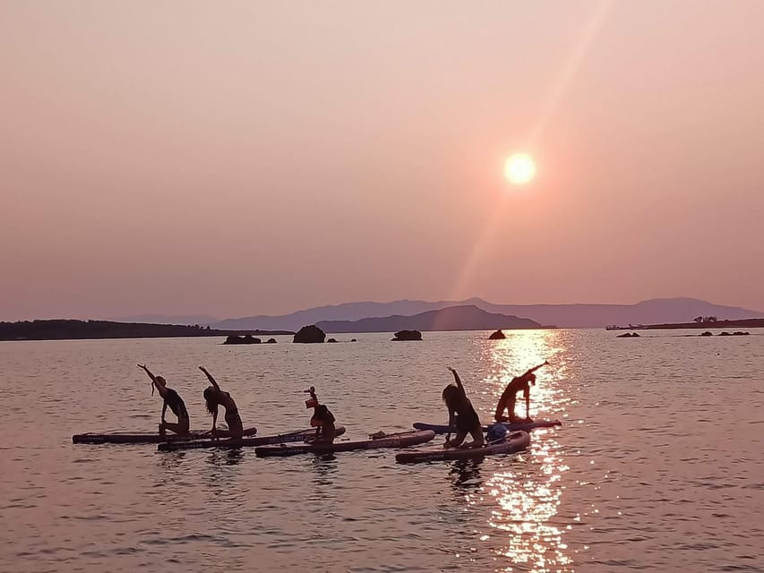 Chania: Morning or Sunset Stand-up Paddleboard Pilates - What Does a Typical Session Look Like?