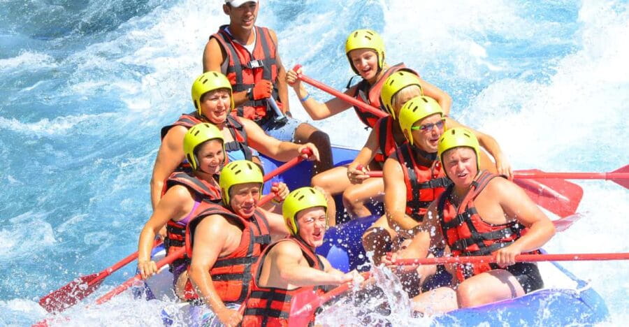 From Antalya: River Rafting in the Köprülü Canyon - A Break and a Turkish Feast Amidst Nature