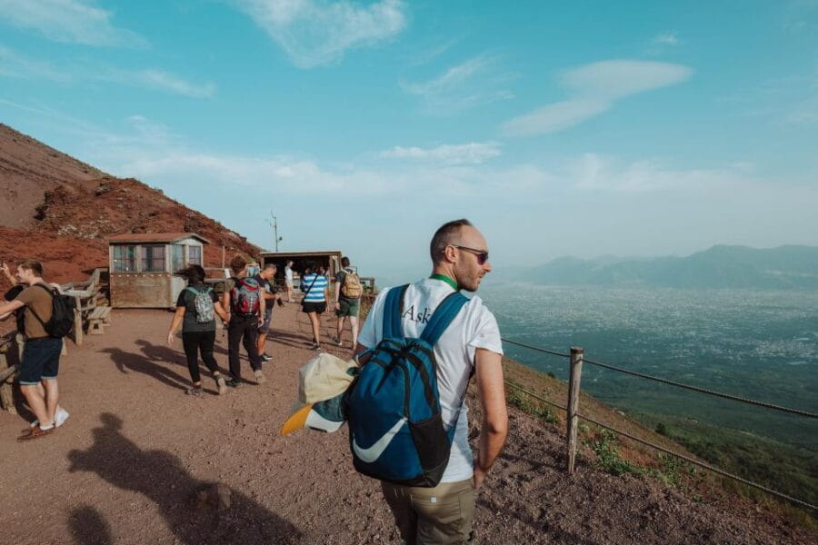 From Naples: Pompeii & Mount Vesuvius Full-Day Private Tour - Climbing Mount Vesuvius: Panoramic Views & Volcanic Insights