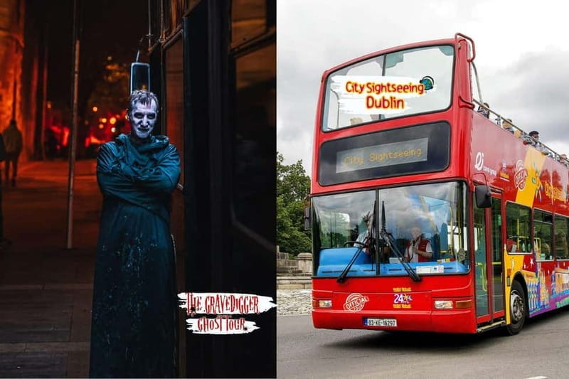 Gravedigger Ghost Tour in + City 24hr Sightseeing Dublin - What to Expect from the Tour and Sightseeing Ticket