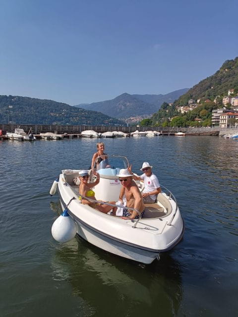 Lake Como: 3-Hour Boat Rental - Logistics and Practicalities