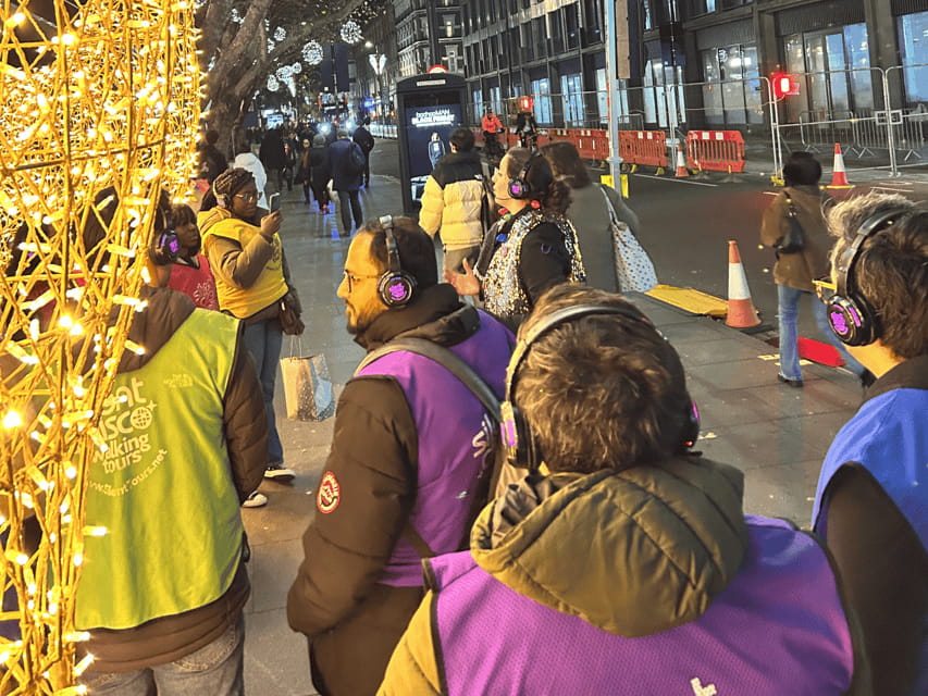 London: Christmas Lights Tour - With Christmas Music - Walking Through Londons Most Iconic Christmas Displays