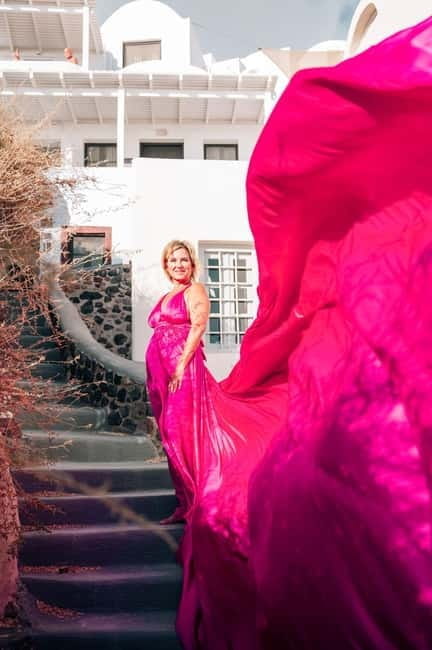 Magical Flying Dress Photoshoots in Oia or Imerovigli - Why the Locations Matter: Oia and Imerovigli