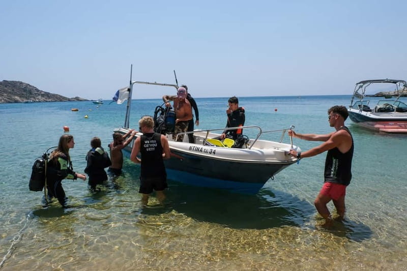 Mylopotas: Boat Cruise and Shipwreck Scuba Diving - Detailed Breakdown of the Itinerary