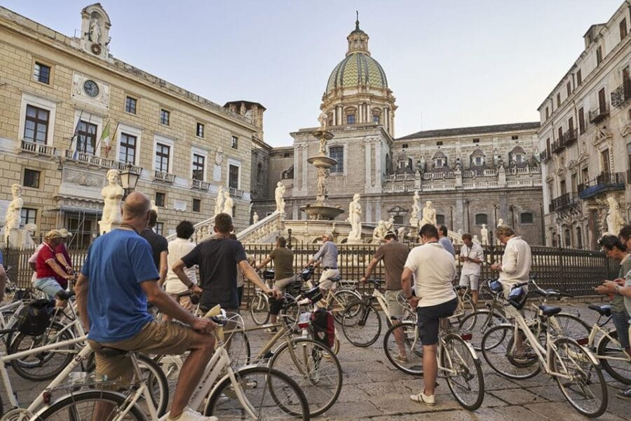 Palermo: Guided Bike Tour with Street Food Tasting - What the Itinerary Looks Like