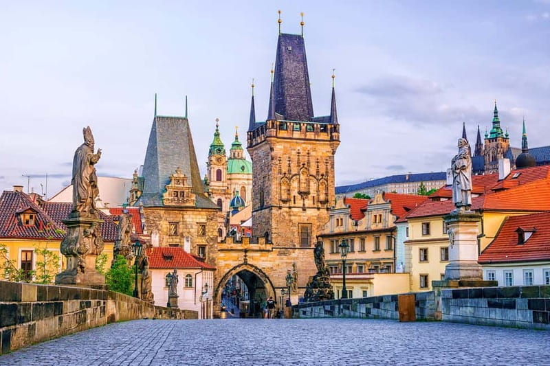 Prague private walking tour - Cross the Charles Bridge and Discover Lesser Town
