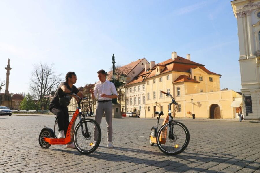 Prague: Tour by Electric Scooter or Cruiser eBike - What to Expect During the Tour
