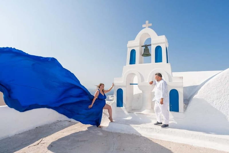 Private Flying Dress Photoshoot Santorini With Pickup - Who Should Consider This?