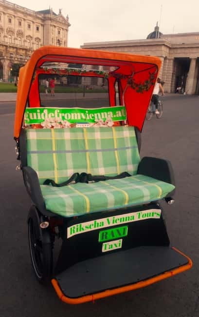 RAXI (Electric Rickshaw) Vienna Tours with two options - How the RAXI Electric Rickshaw Tour Works and What You Can Expect
