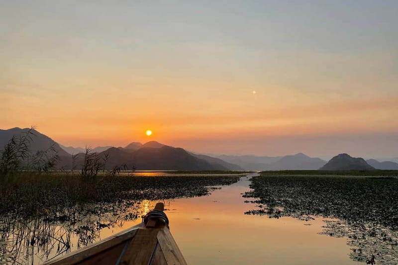 Romantic Sunset tour on Skadar lake with drinks and snacks - Key Points / Takeaways