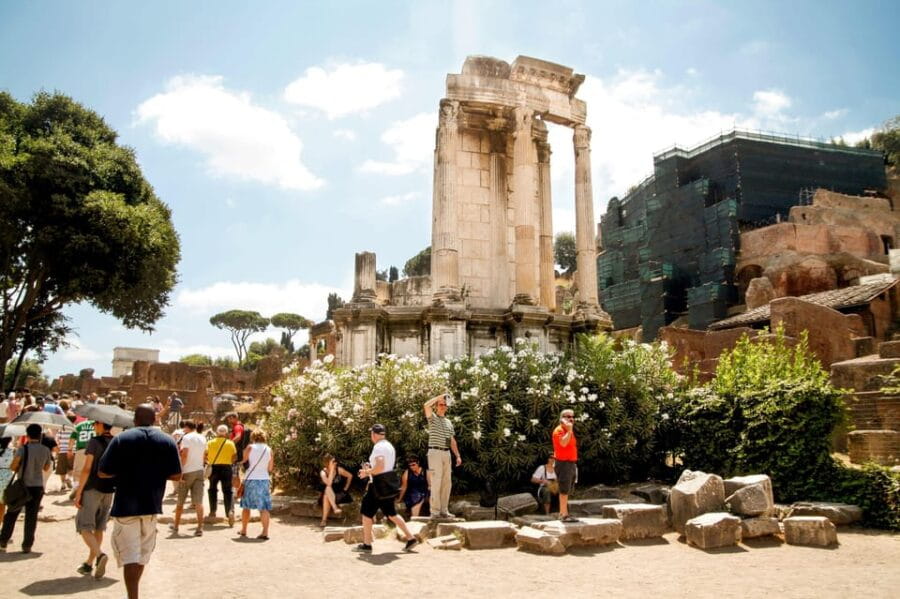 Rome: Colosseum, Forum, Palatine Hill Entry & Audioguide App - Roman Forum: Walking Through Ancient Romes Center