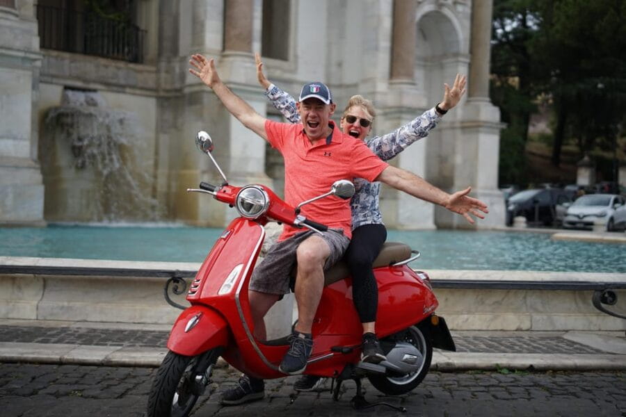 Rome: Hidden Gems Guided Vespa Tour with Photos - Entering Rome’s Iconic Streets on a Vespa