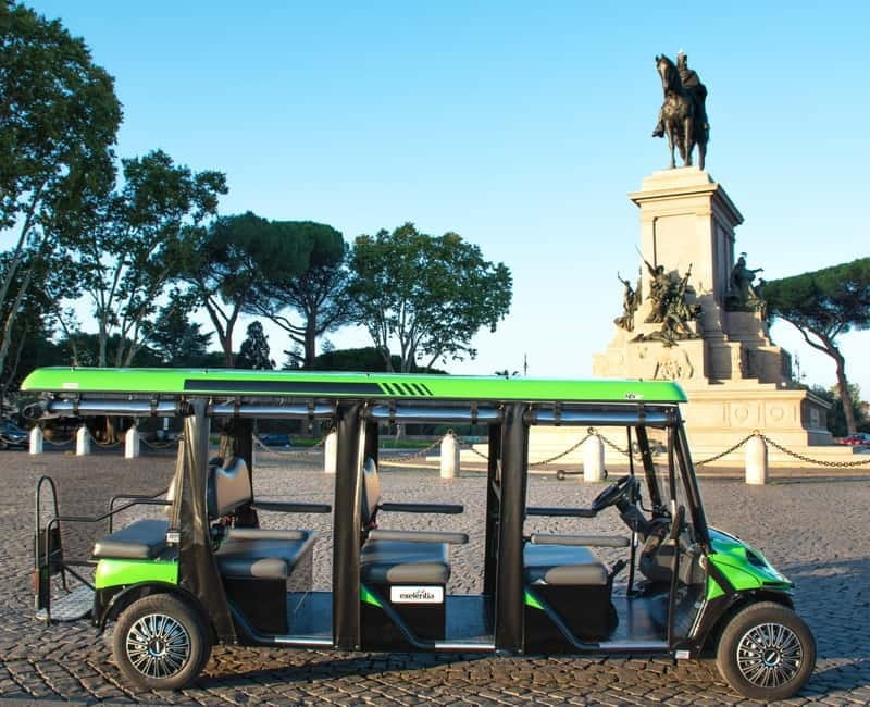 Rome: Morning Golf Cart Tour with Espresso & City Highlights - The Itinerary in Detail