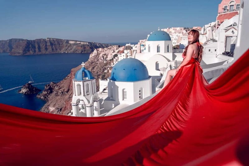 Santorini: Flying Dress Photoshoot Private Entry to Blue Dom - Why This Photoshoot Is Worth Considering