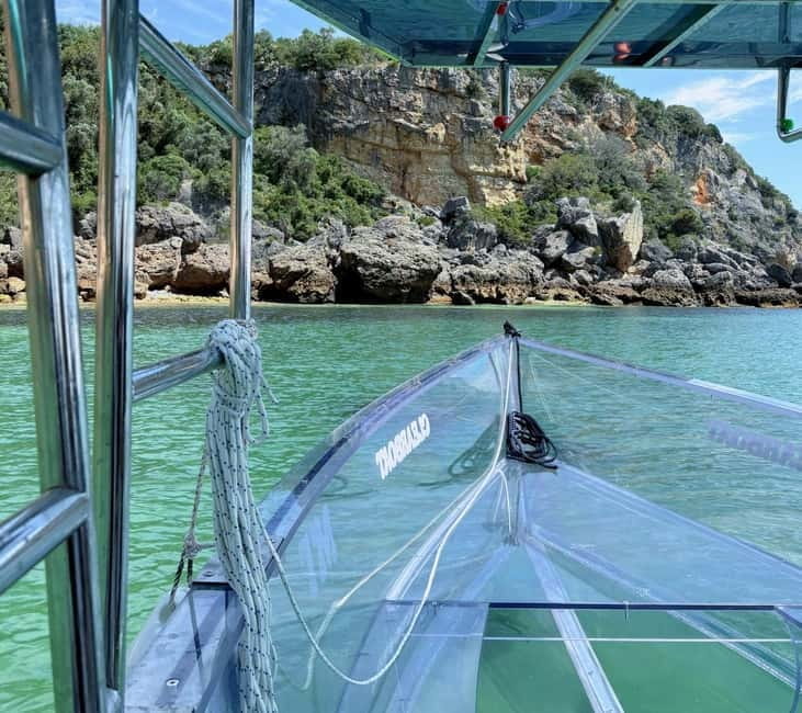 Sesimbra: Clear Boat Experience - Scenic Stops at Ribeiro do Cavalo and a Secret Cove