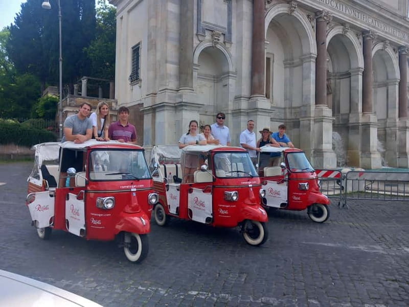 Seven Hills of Rome Tuk-Tuk Tour with Gastronomic Break - Frequently Asked Questions
