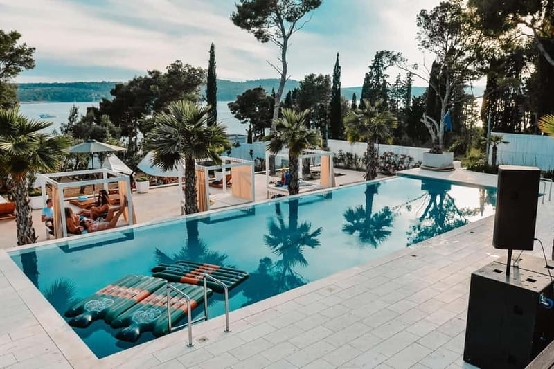 Split: Boat Ride and Pool Party at Olife Beach Club Resort - The Boat: A Spacious Party Vessel