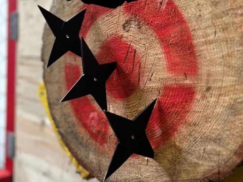 Strasbourg Ninjastorm: The all-inclusive package - Axe and Shuriken Throwing: Precision and Skill