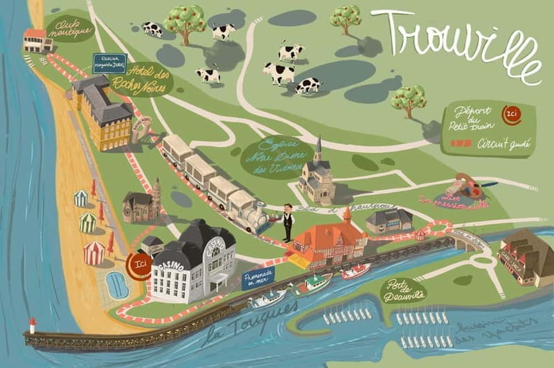 The little train of Trouville - Discovering Trouville-sur-Mer in 45 Minutes: The Itinerary