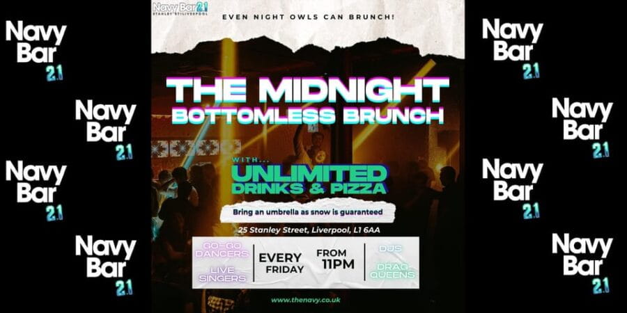 The Midnight Bottomless Brunch | Navy Bar 2.1 - FAQ